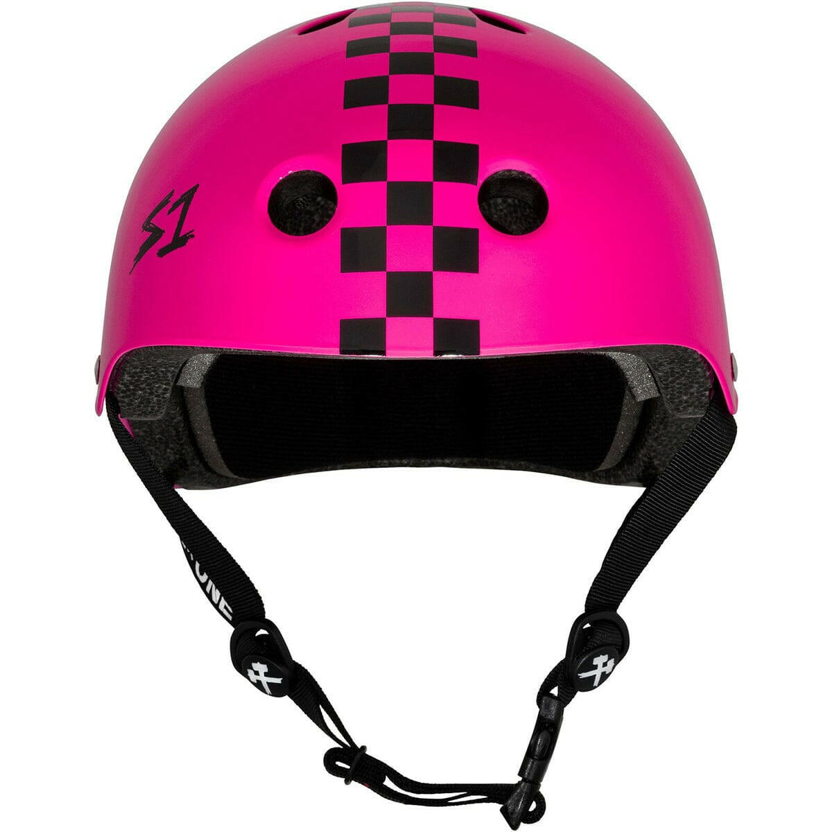 S-One - Lifer Helmet Pink Gloss/Black Checkers.