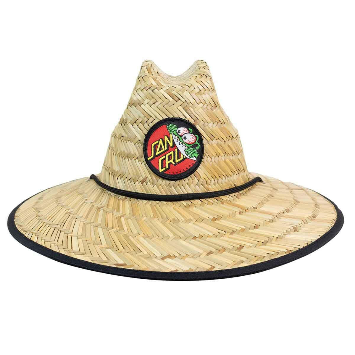 Santa Cruz - Beware Dot Youth Straw Hat.