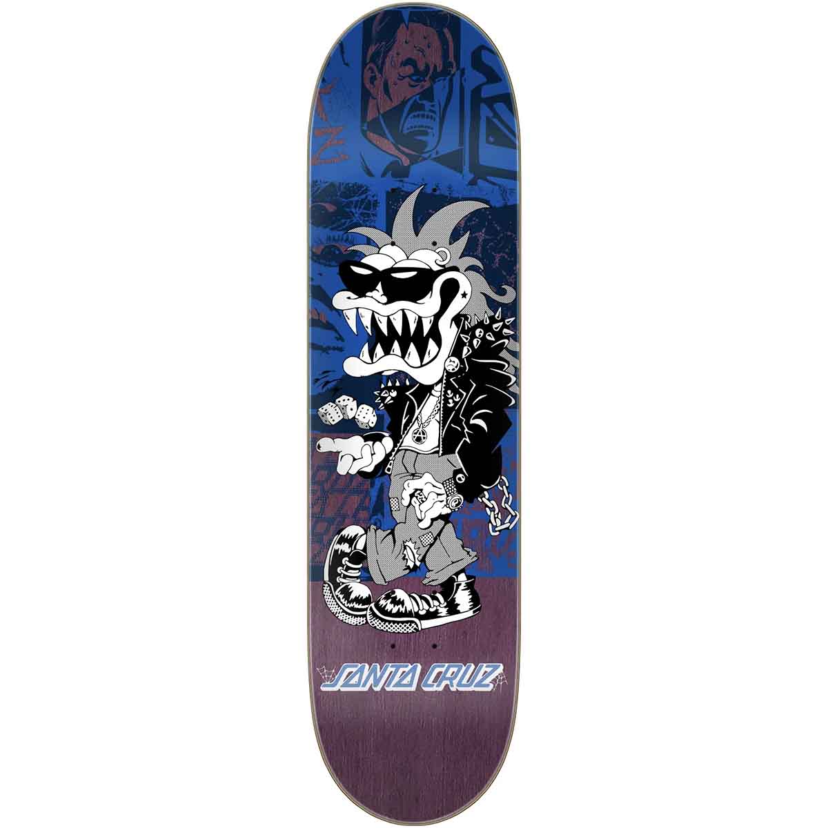 Santa Cruz Check Gremlin FeelBase 7.75 Skateboard Deck