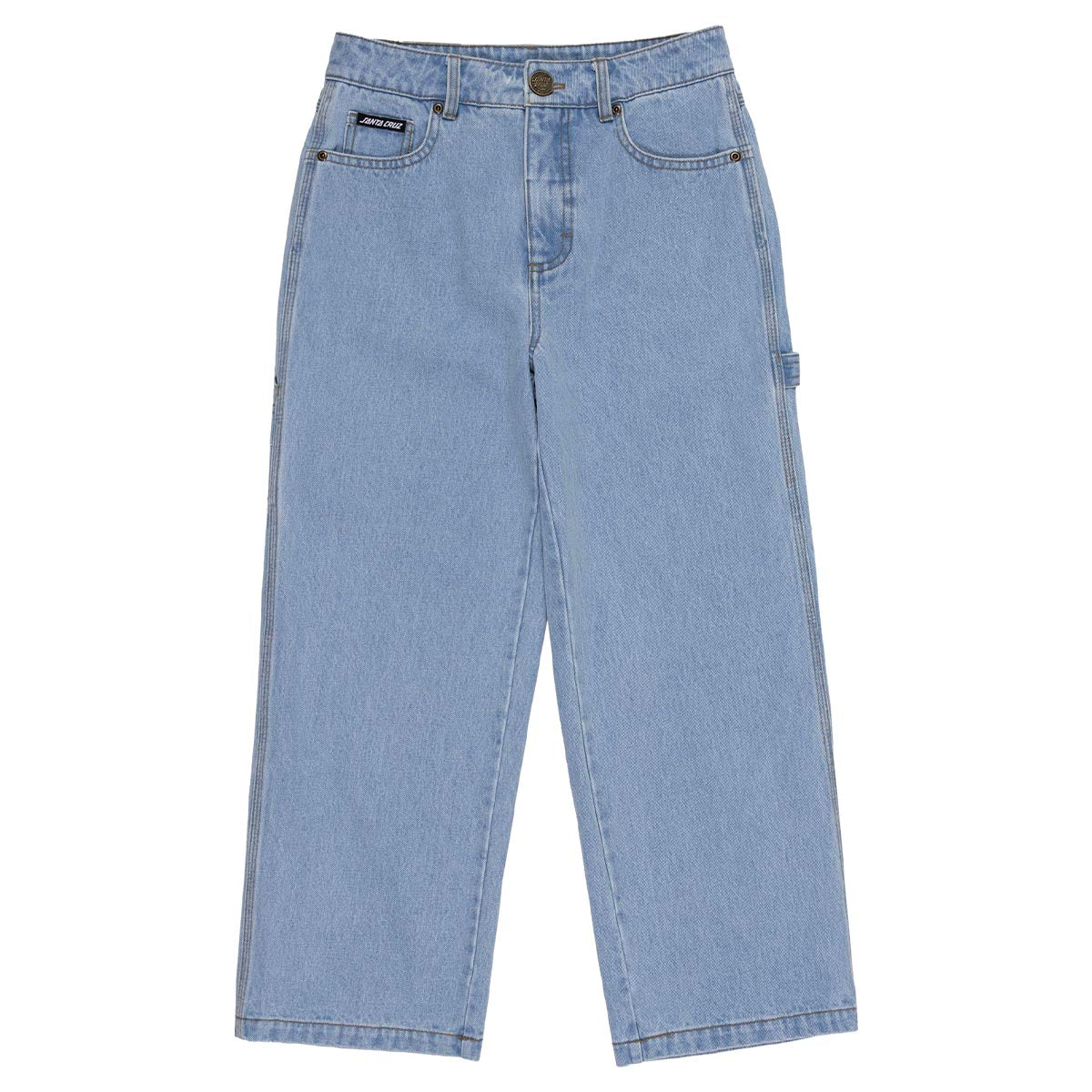 Santa Cruz - Classic Carpenter Youth Jeans Light Waashed Indigo.