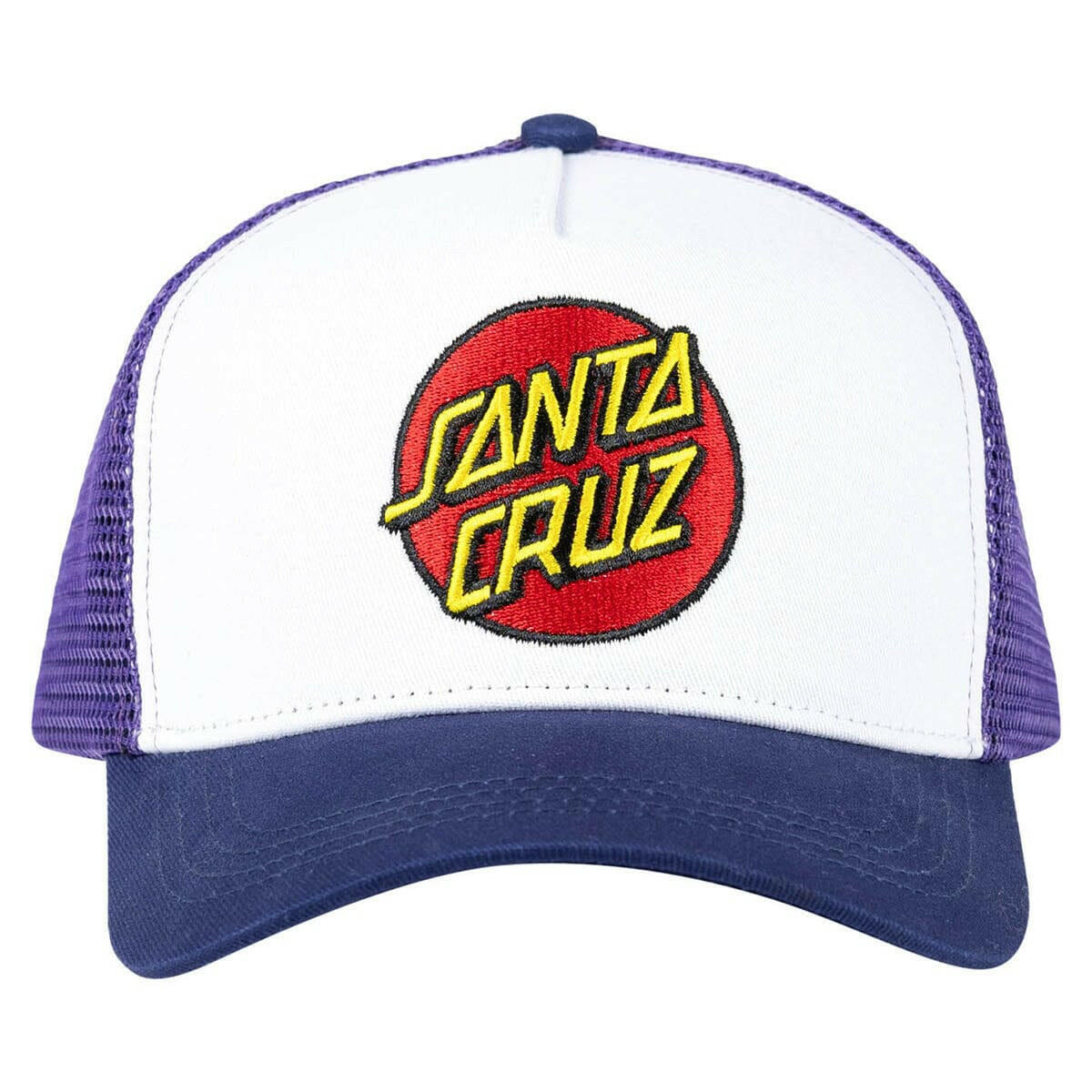 Santa Cruz - Classic Dot Youth Trucker Dark Blue.