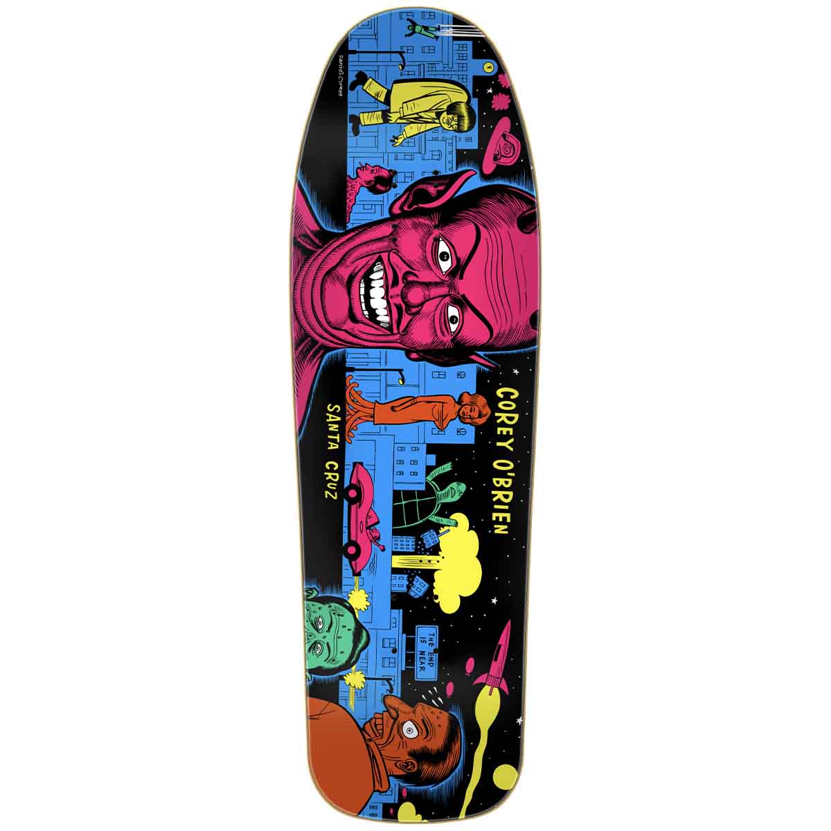 Santa Cruz Corey O'Brien Mutant City 9.75 Reissue Skateboard Deck
