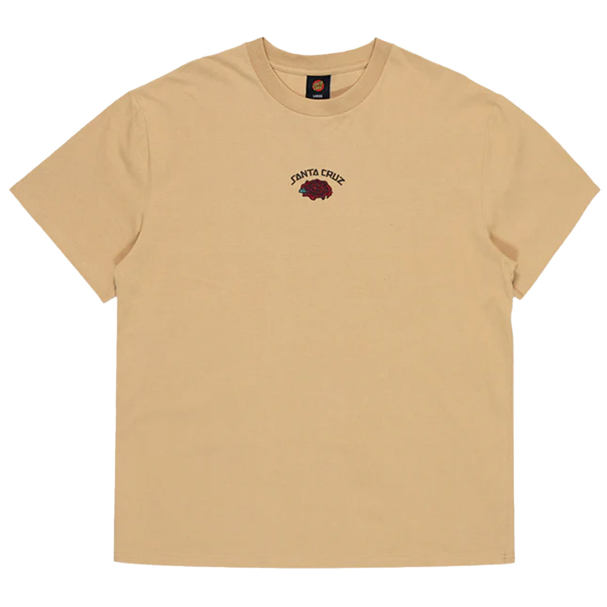 Santa Cruz - Dressen Roses Solo Tee Tan.