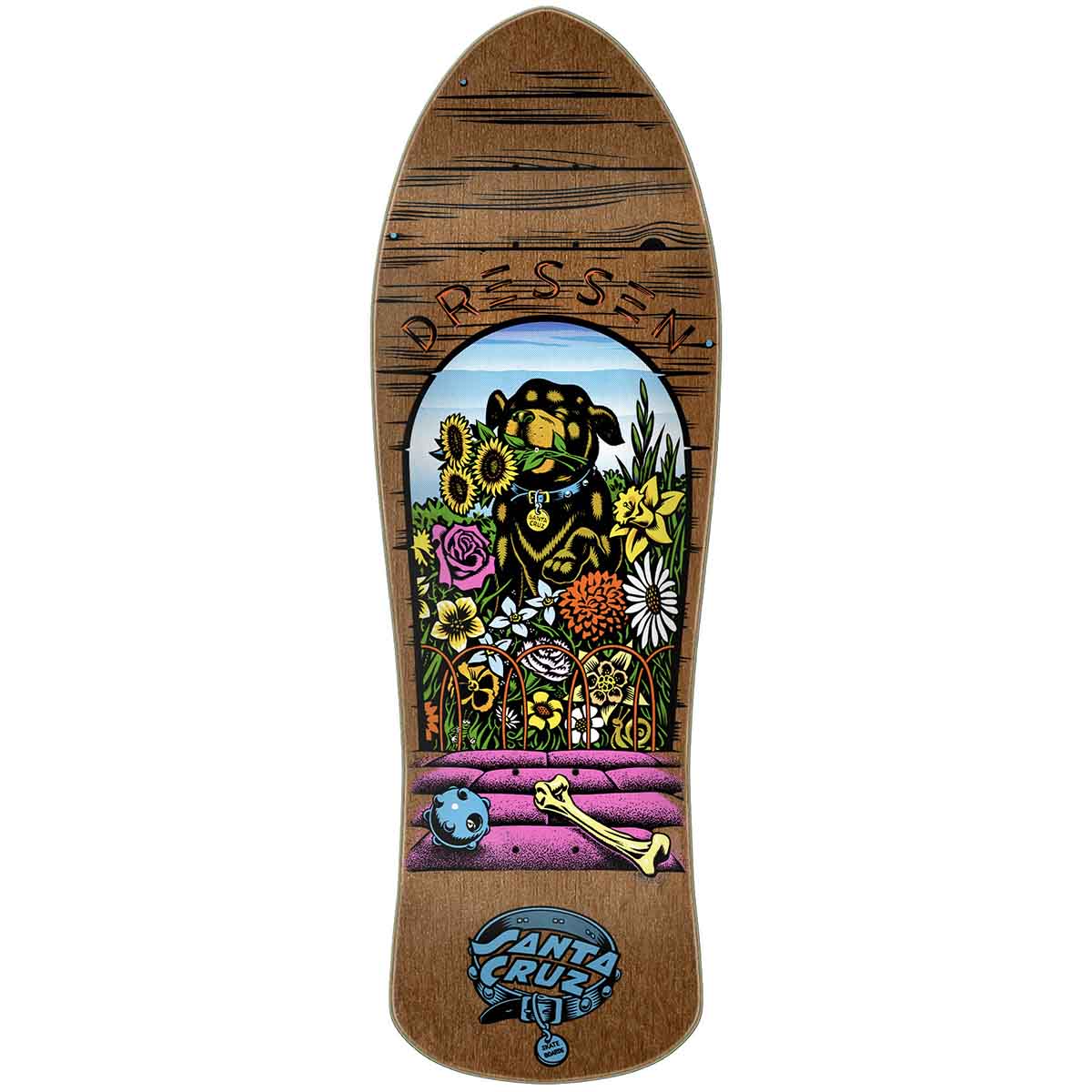 Santa Cruz Eric Dressen Pup 9.5 Reissue Skateboard Deck