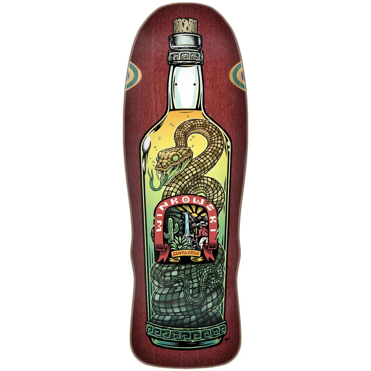 Santa Cruz Erick Winkowski Agave Snake 10.35 Skateboard Deck