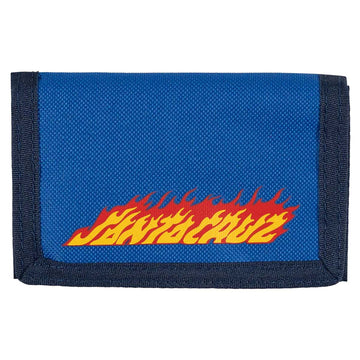 Santa Cruz Flame Ringed Dot Velcro Wallet Front