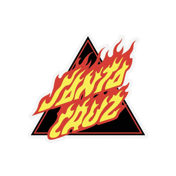 Santa Cruz - Flamed Not a Dot 5" Sticker.