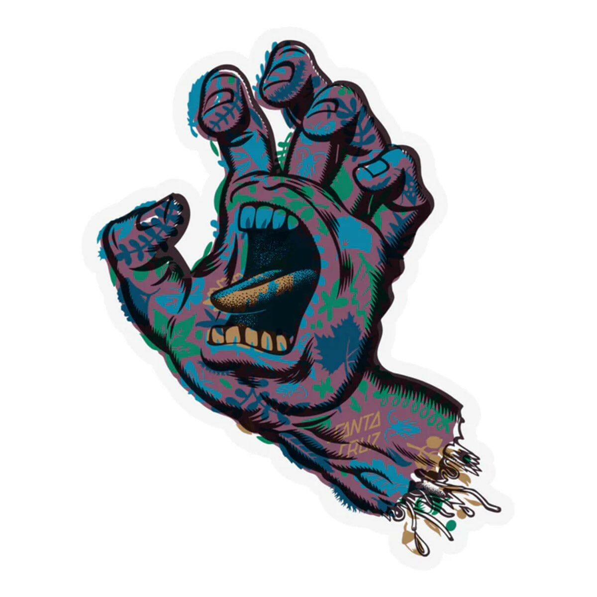 Santa Cruz - Growth Hand 7" Sticker.