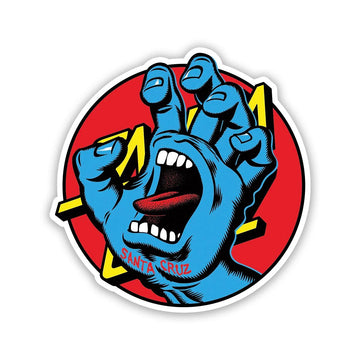 Santa Cruz Hand Dot 3.5" Sticker