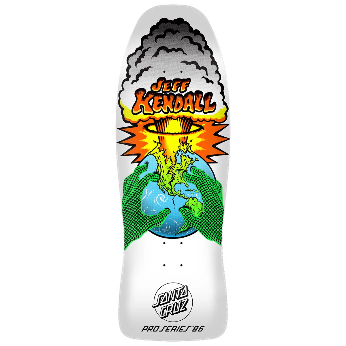 Santa Cruz - Jeff Kendall End Of The World 10.0 Reissue Skateboard Deck.