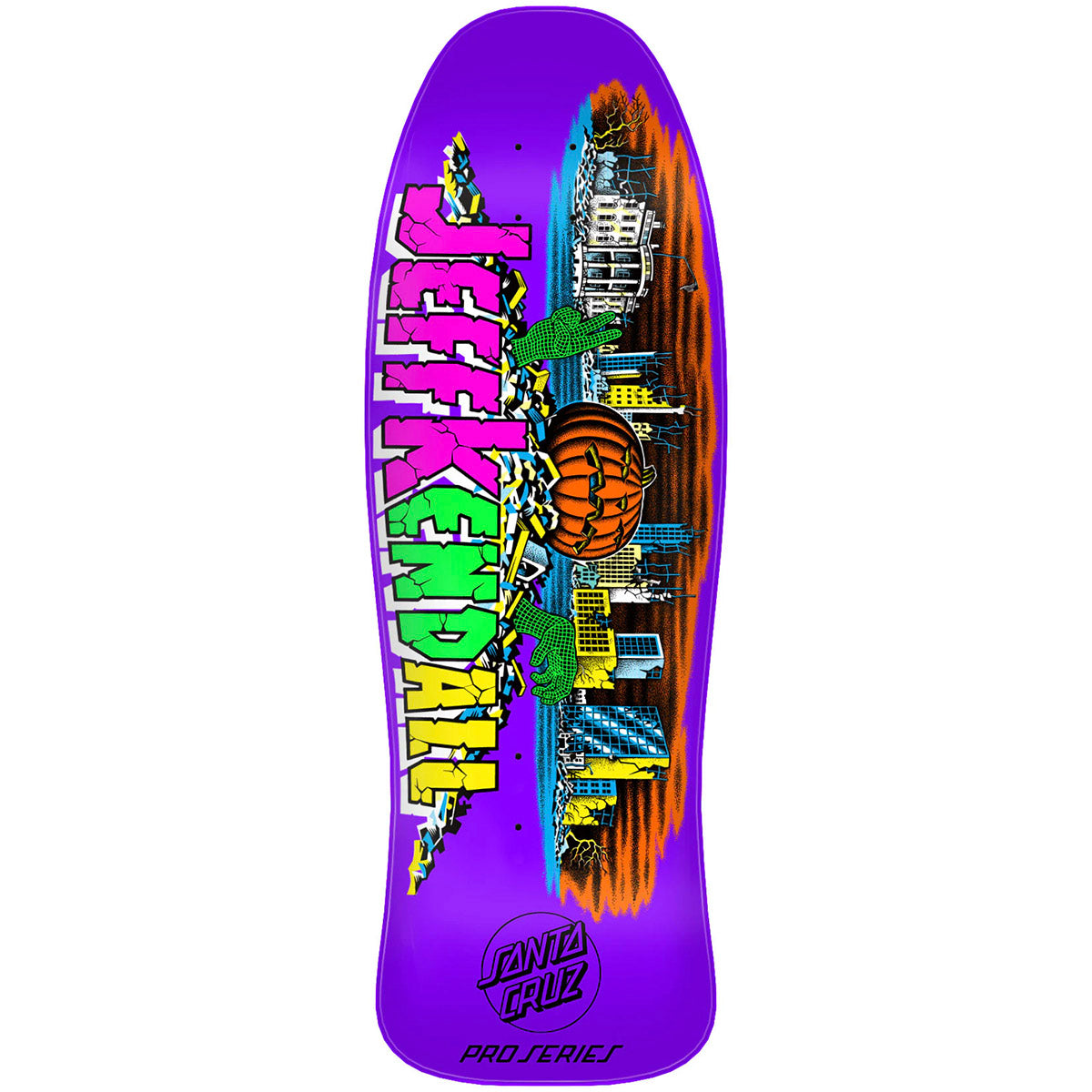 Santa Cruz Jeff Kendall Pumpkin 10.0 Reissue Skateboard Deck