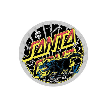 Santa Cruz - Kendall Wolf Dot 4" Sticker.