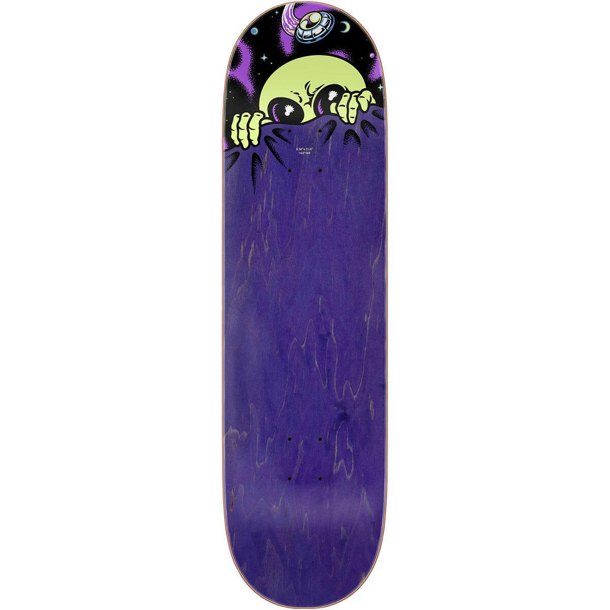Santa Cruz - Jereme Knibbs Invasion Hand 8.5 Skateboard Deck.