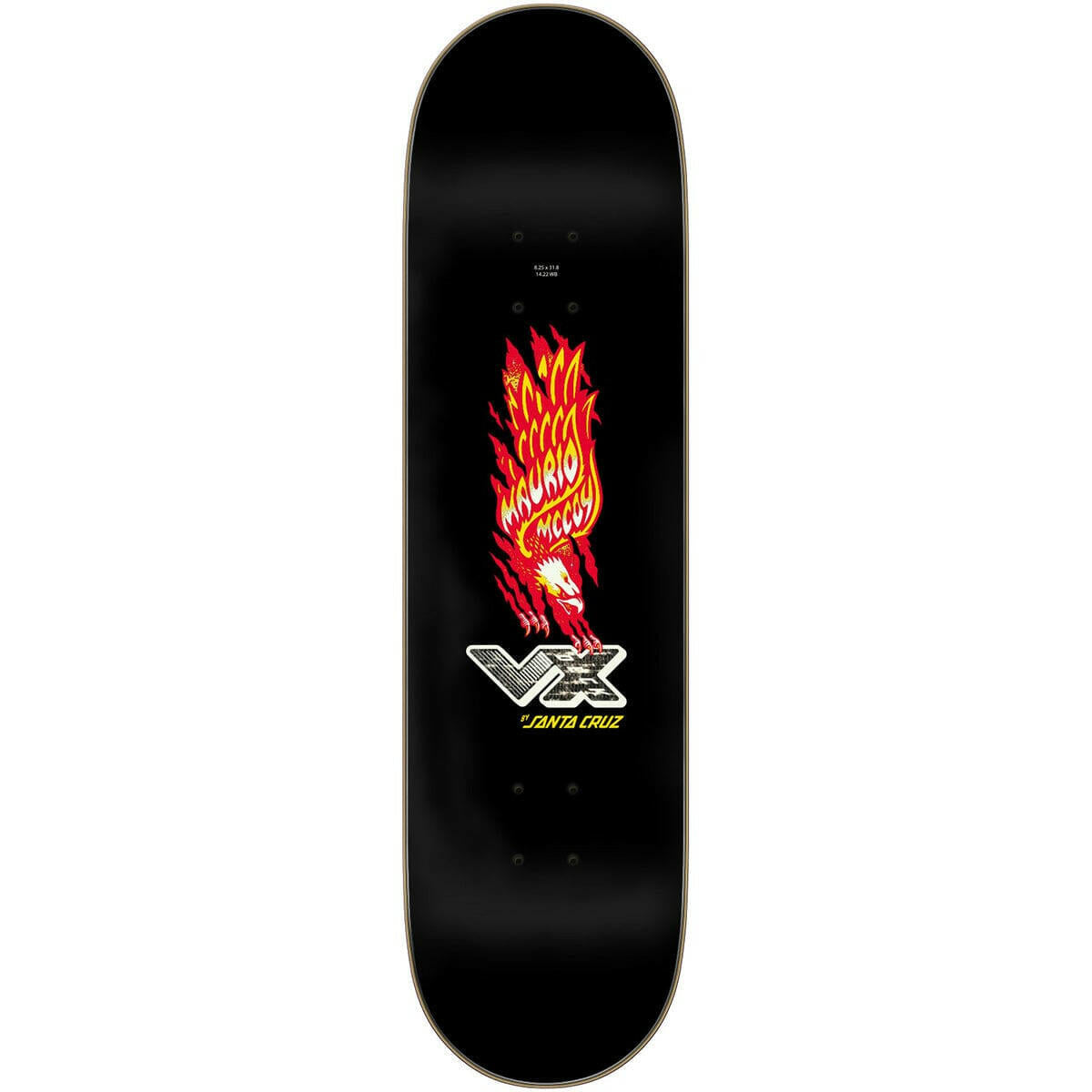 Santa Cruz - Maurio McCoy Ripping Eagle VX Twin 8.25 Skateboard Deck.