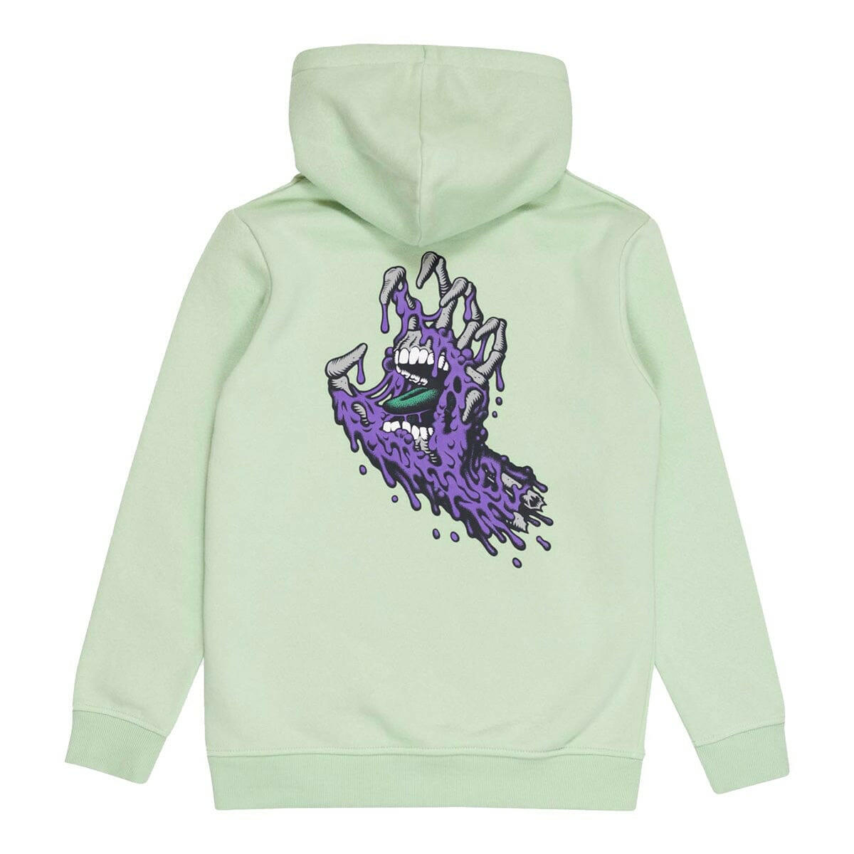 Santa Cruz - Melting Hand Youth Hoodie Sage.