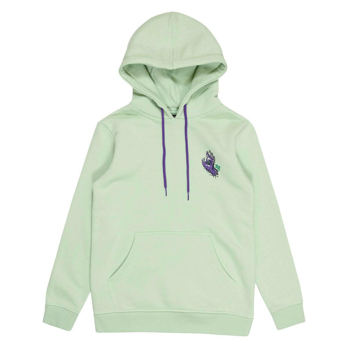 Santa Cruz - Melting Hand Youth Hoodie Sage.