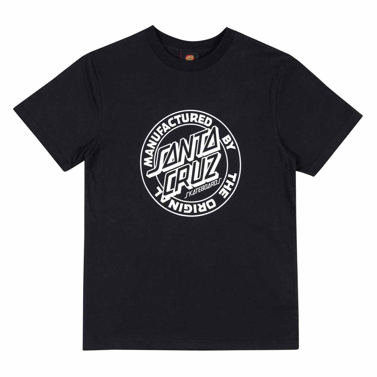 Santa Cruz MFG Dot Front Youth Tee Black