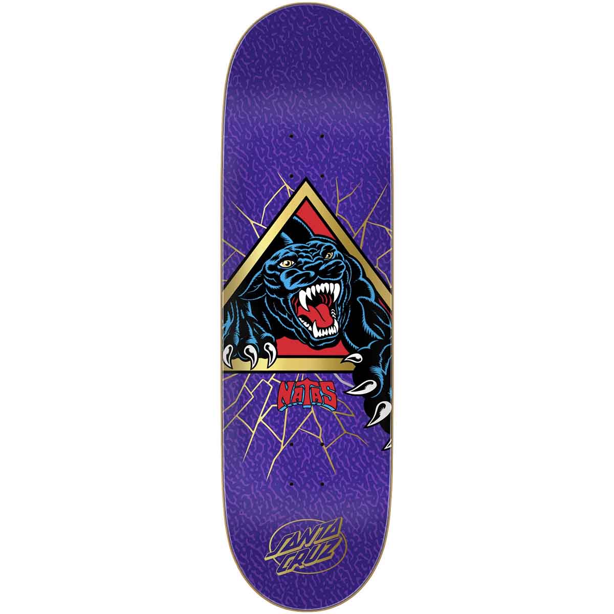 Santa Cruz Natas Kaupas Shattered Panther VX 9.0 Skateboard Deck