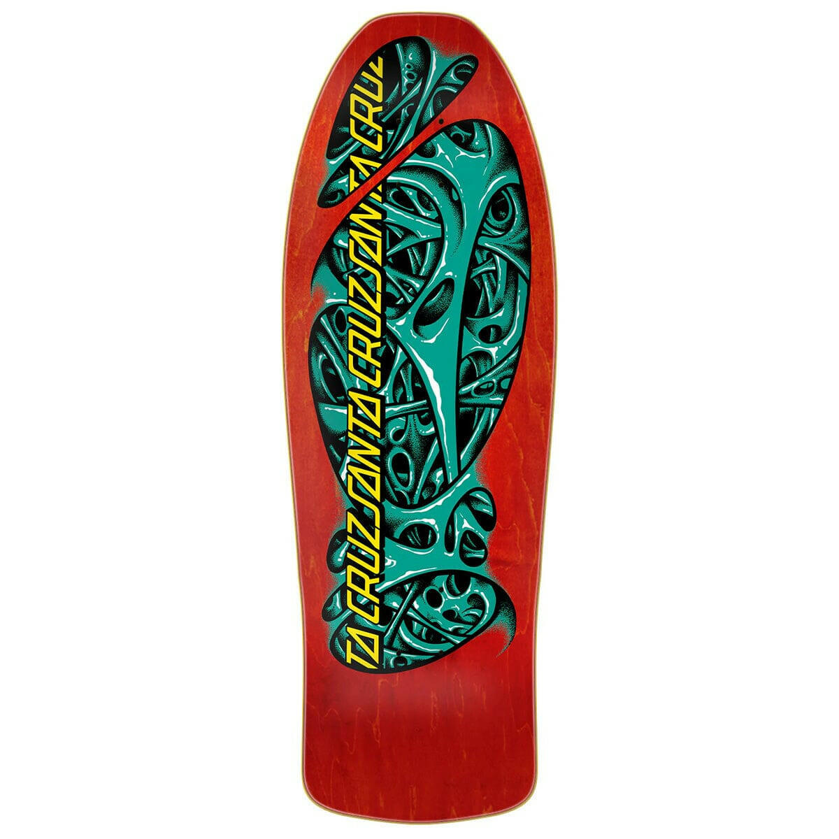 Santa Cruz - Oops Mucus Red 9.3 Reissue Skateboard Deck.