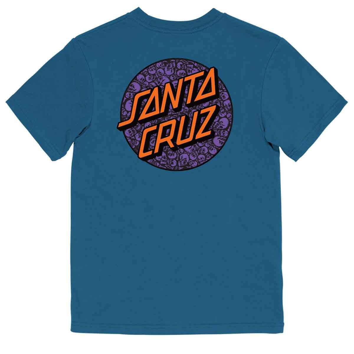 Santa Cruz - Ossuary Dot Youth Tee Blue.