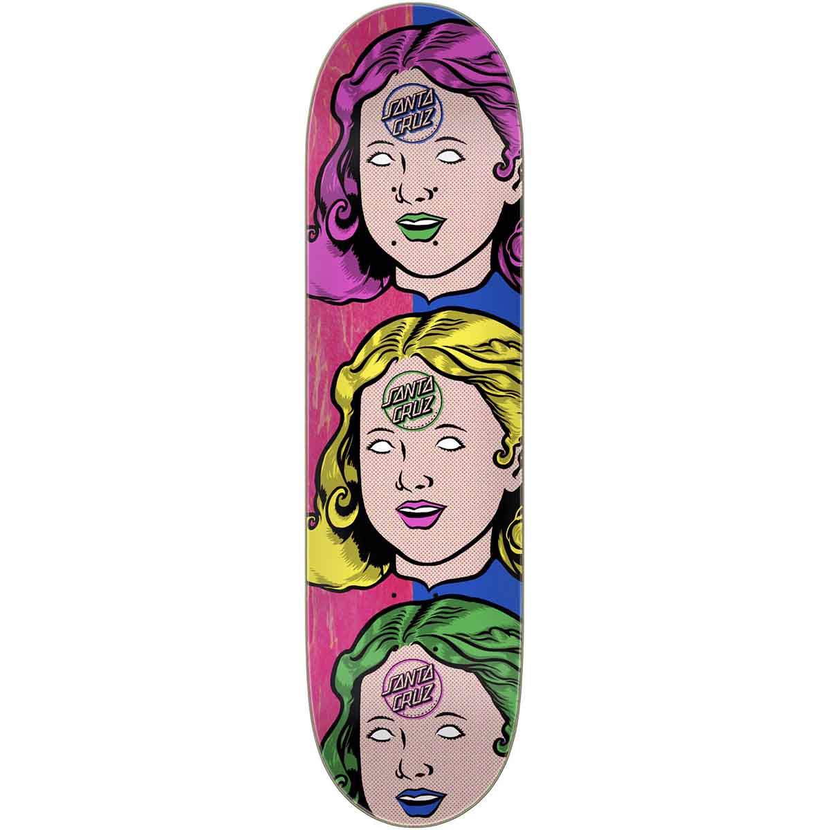 Santa Cruz Possessed Head FeelBase 8.0 Skateboard Deck