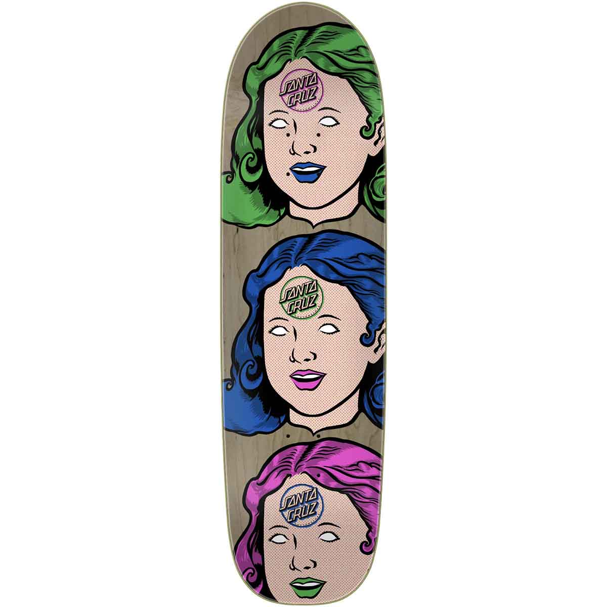 Santa Cruz Possessed Head FeelBase 8.5 Skateboard Deck