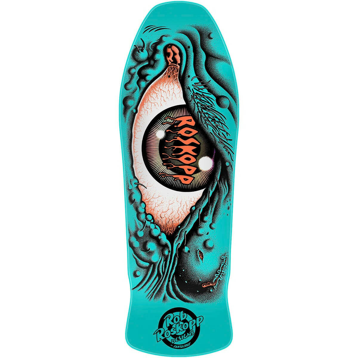Santa Cruz - Rob Roskopp Eye 10.12 Reissue Skateboard Deck.