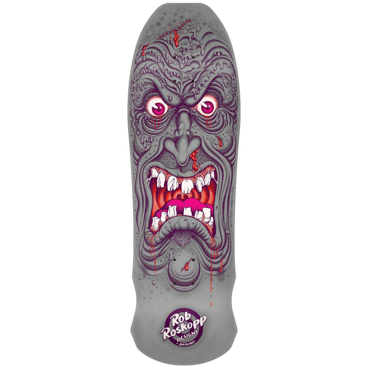 Santa Cruz - Rob Roskopp Face Florian 9.5 Reissue Skateboard Deck.