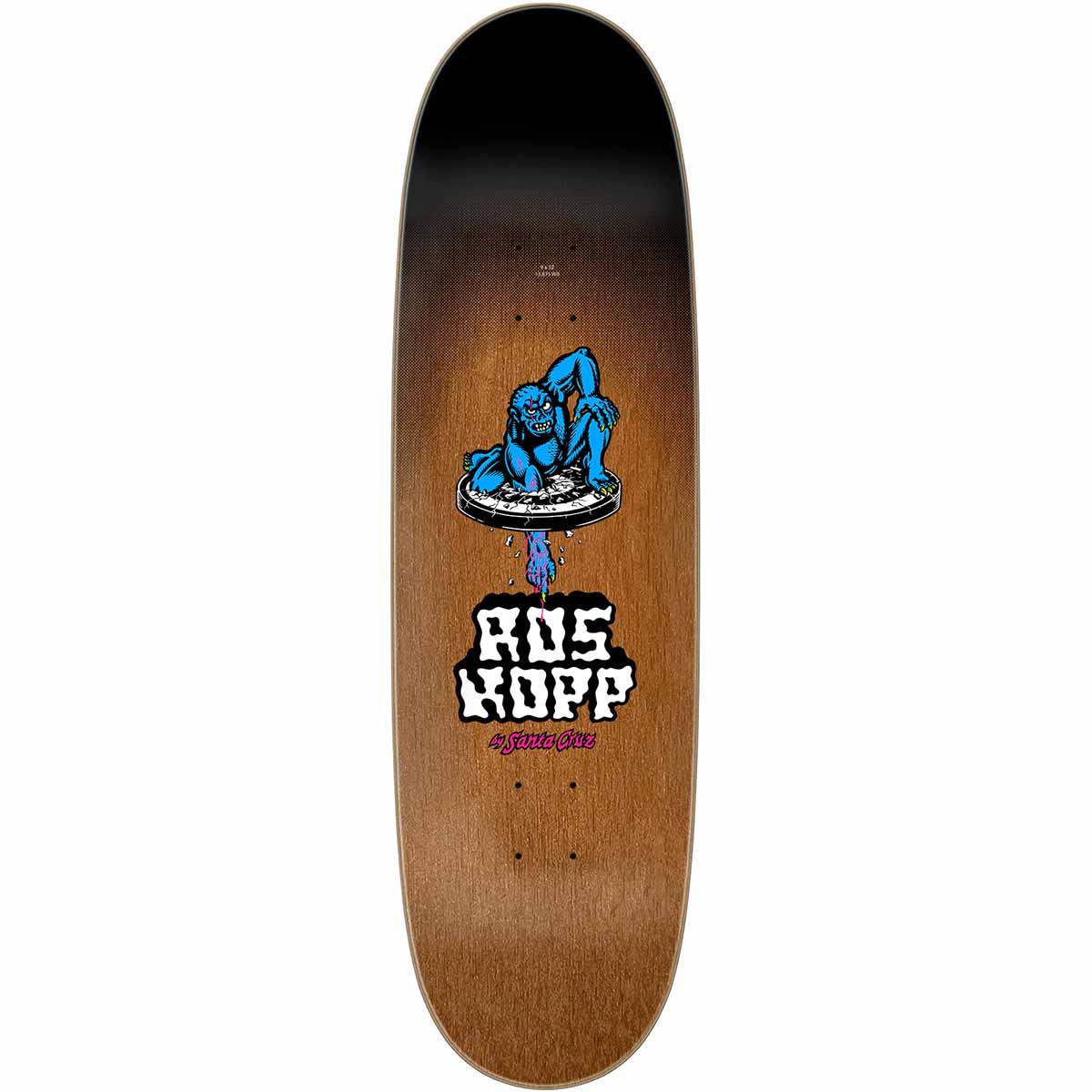 Santa Cruz Rob Roskopp Screaming Arm 9.0 Skateboard Deck Top
