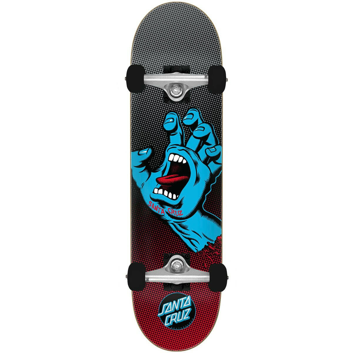 Santa Cruz - Screaming Hand Fade Large 8.25 Complete Skateboard.