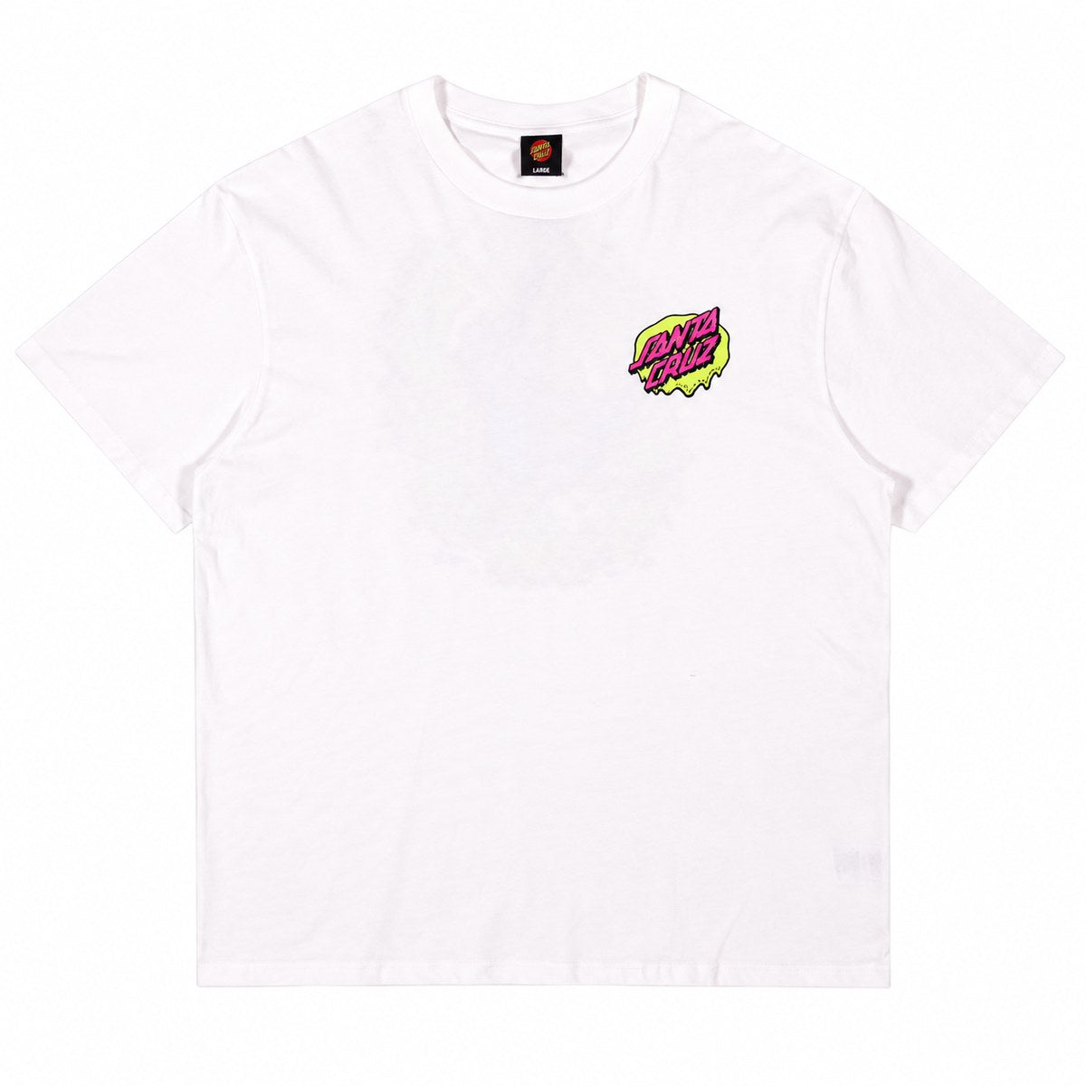 Santa Cruz Slime Scream Tee White - front