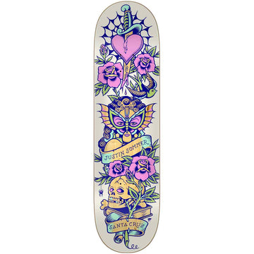Santa Cruz Justin Sommer Tattooed 8.25 Skateboard Deck