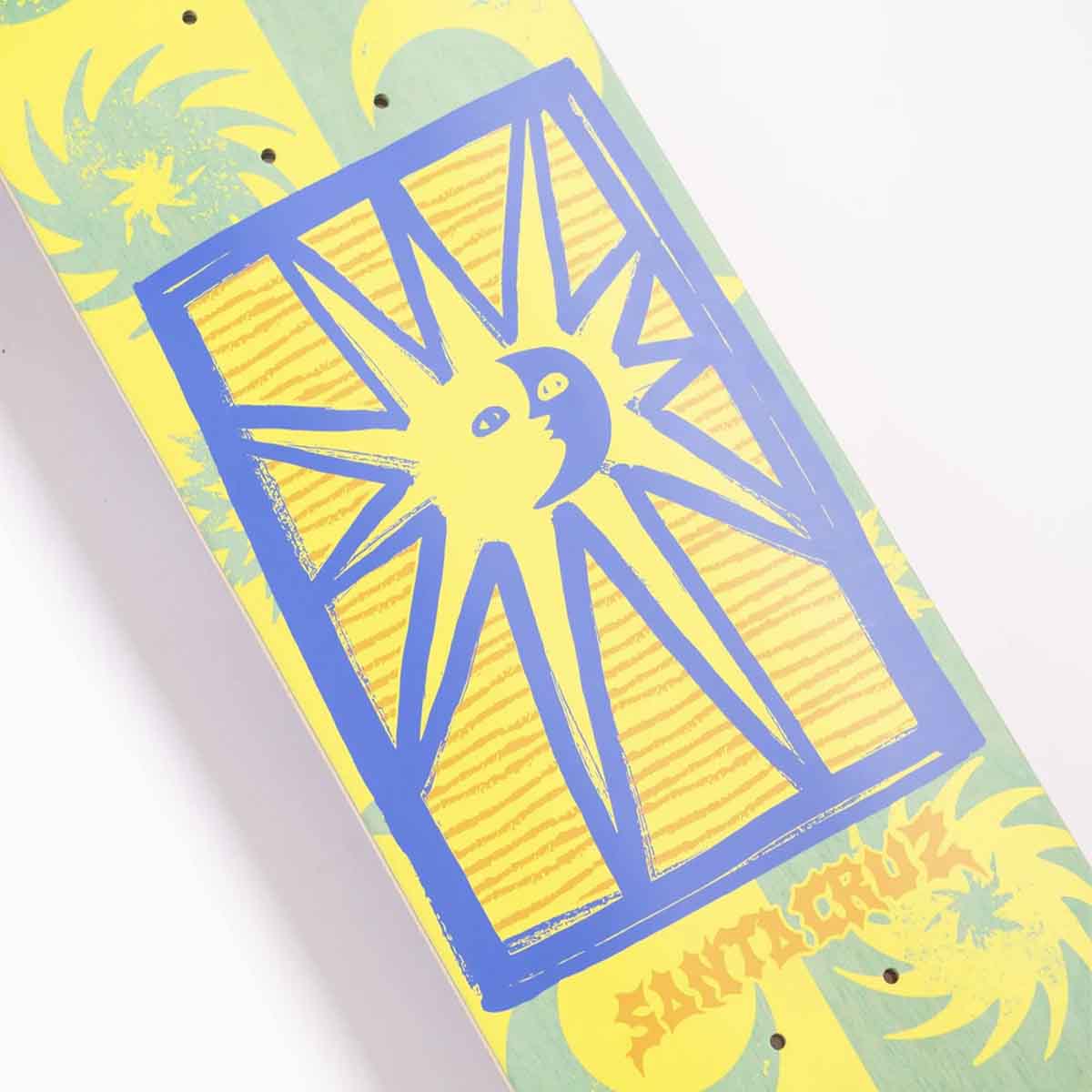 Santa Cruz Sun Stamp FeelBase 7.75 Skateboard Deck Detail