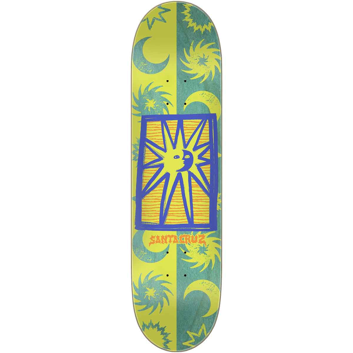 Santa Cruz Sun Stamp FeelBase 7.75 Skateboard Deck