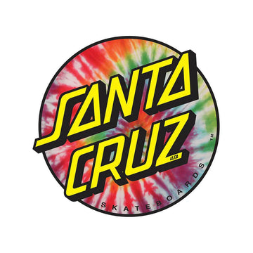 Santa Cruz - Tie Dye Dot 3" Sticker.
