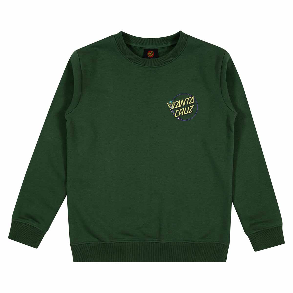 Santa Cruz Winkowski Dope Planet 2 Dot Youth Crew Dark Green Front