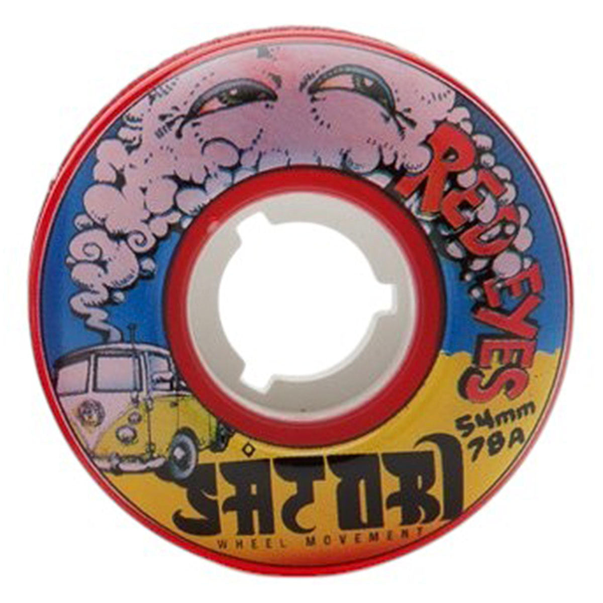 Satori - Red Eyes 54mm 78a Skateboard Wheels.