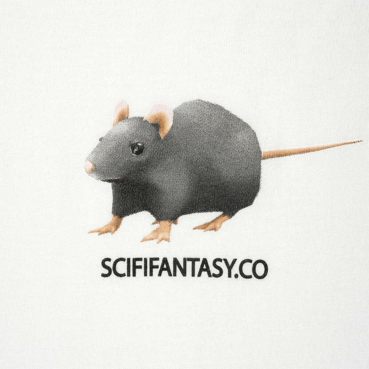 Sci-Fi Fantasy - Rat Tee White.