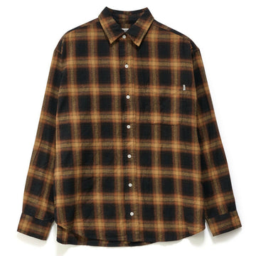 S/Double - Plaid Classic L/S Shirt Mustard.
