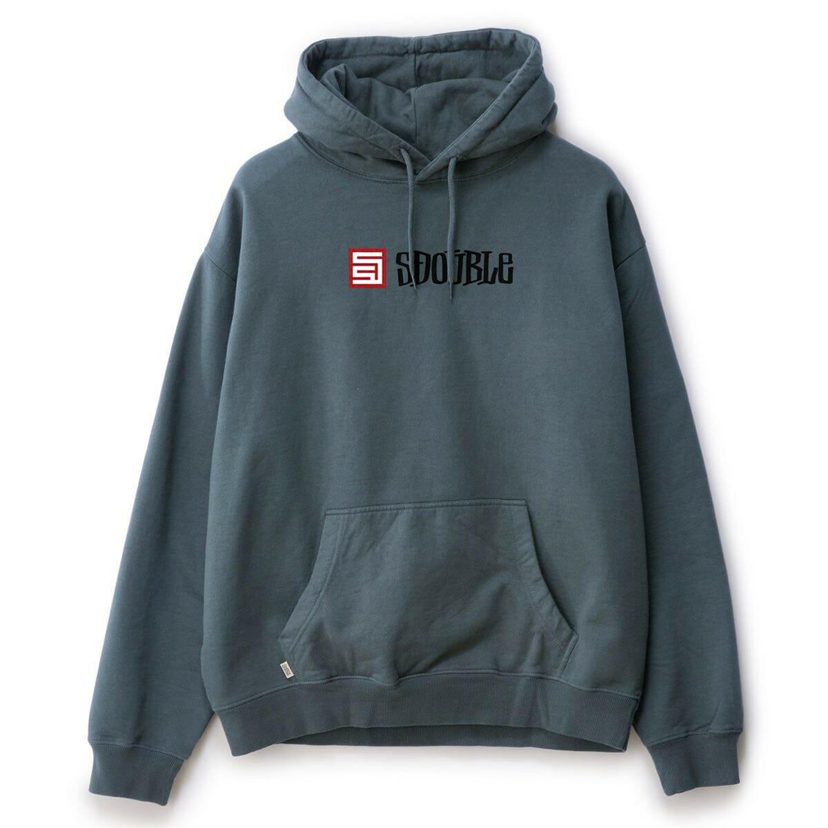 S/Double - S-Cube Block Hoodie Marine Blue.