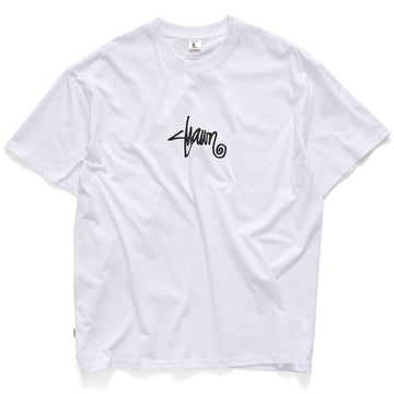 S/Double Small Stock Tee White Front