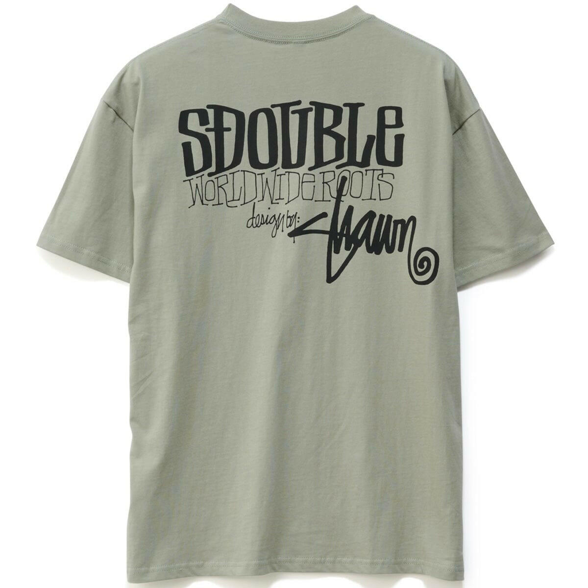 S/Double - World Wide Roots Tee Seagrass.