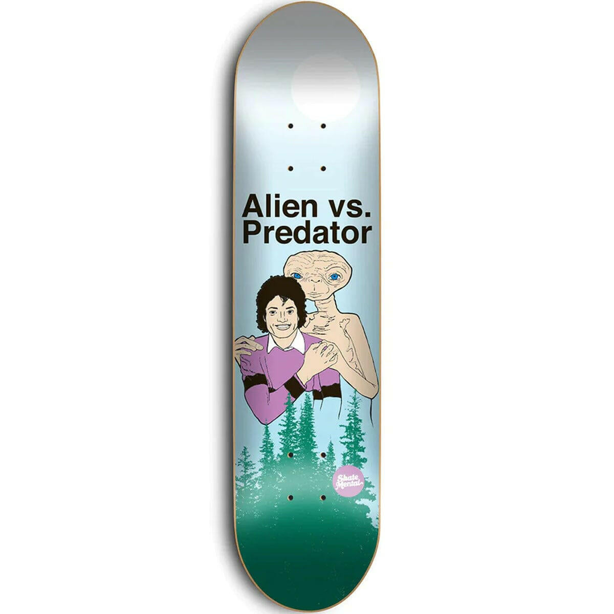 Skate Mental - Alien Vs Predator Day 8.25 Skateboard Deck.