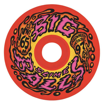 Slime Balls - Big Balls Red Reissue 65MM 97A Skateboard Wheels.