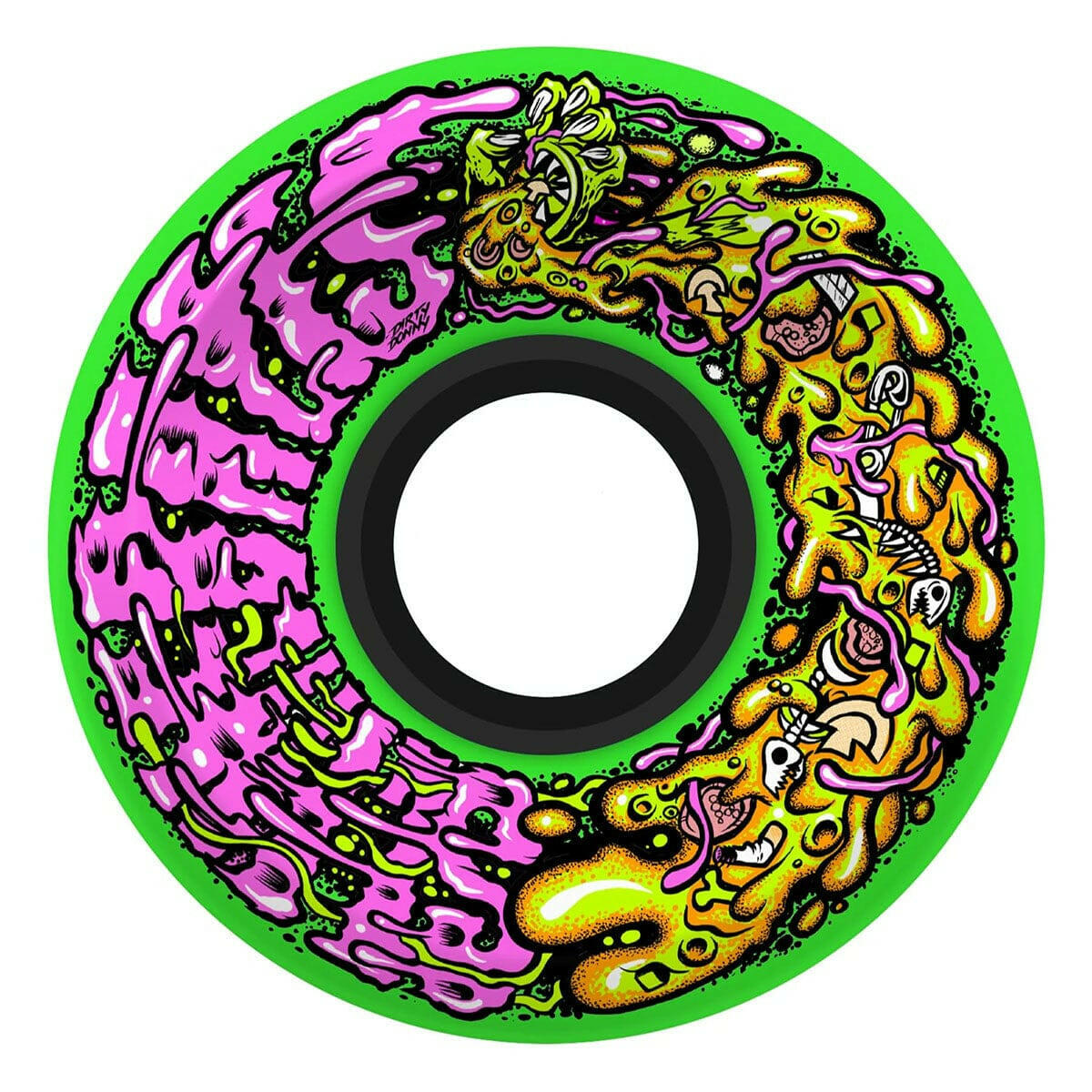 Slime Balls - Dirty Donny Mini OG Slime Green 54.5MM 78A Skateboard Wheels.