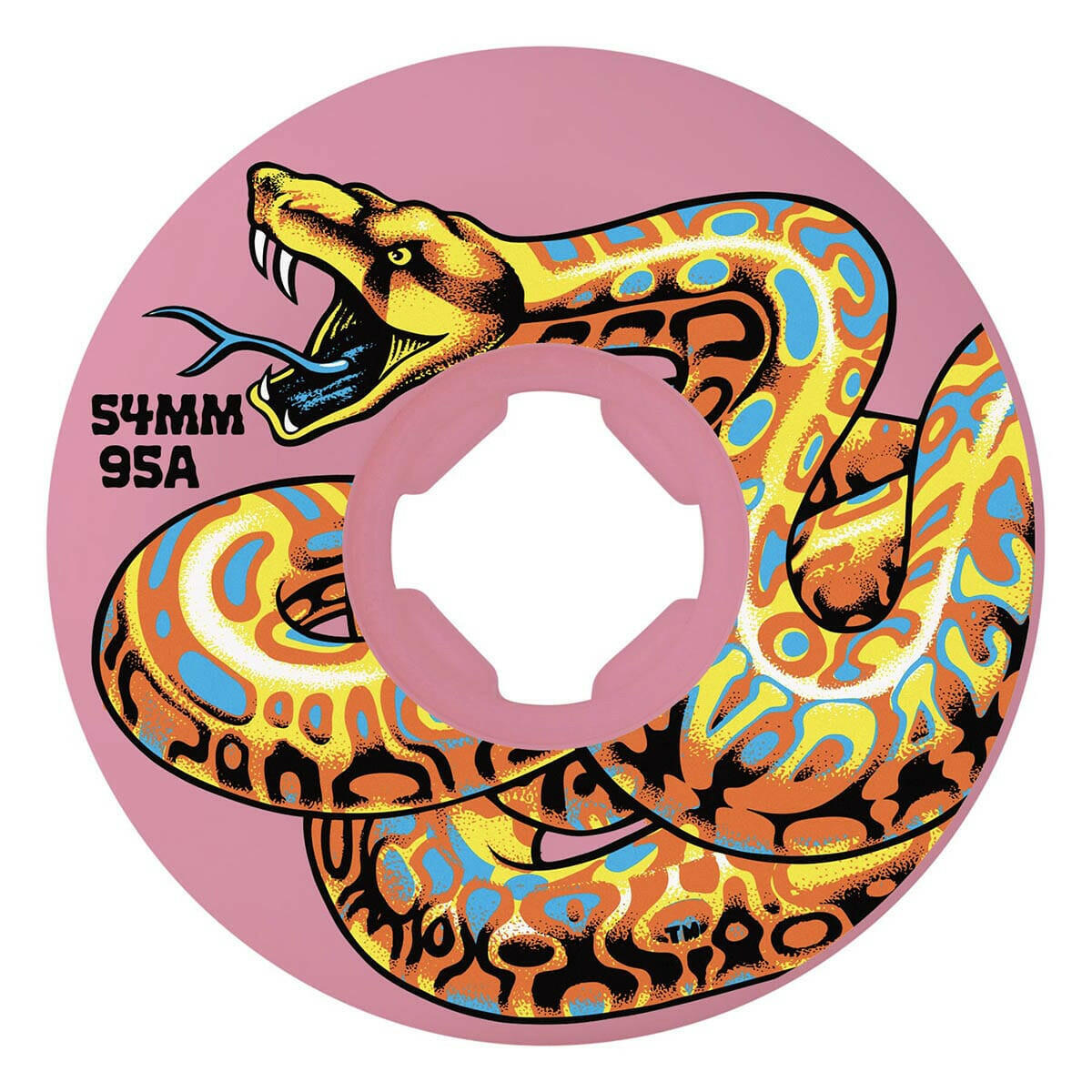 Slime Balls - Jeff Kendall Snake Pink 54MM 95A Skateboard Wheels.
