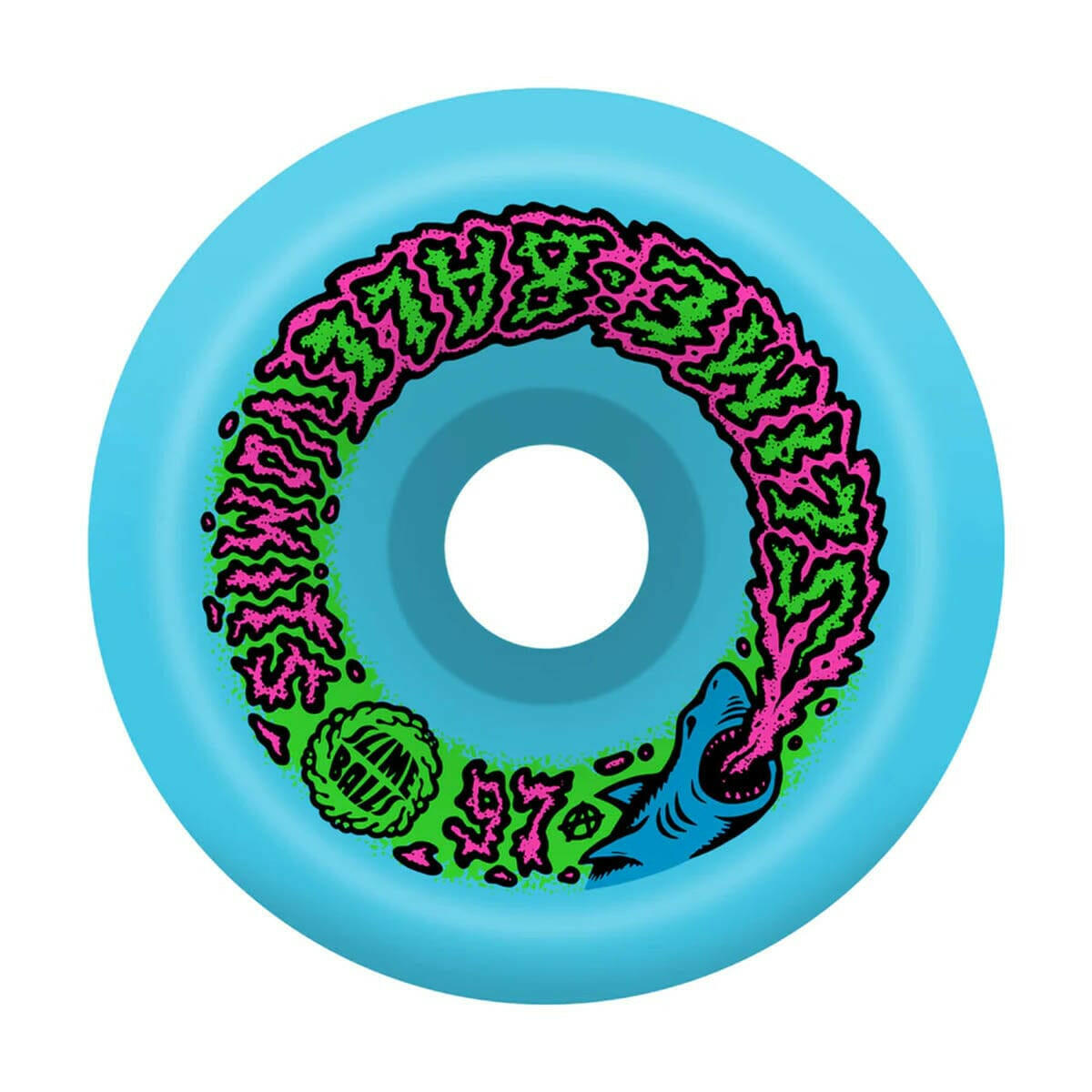 Slime Balls - Vomits Blue 60MM 97A Skateboard Wheels.