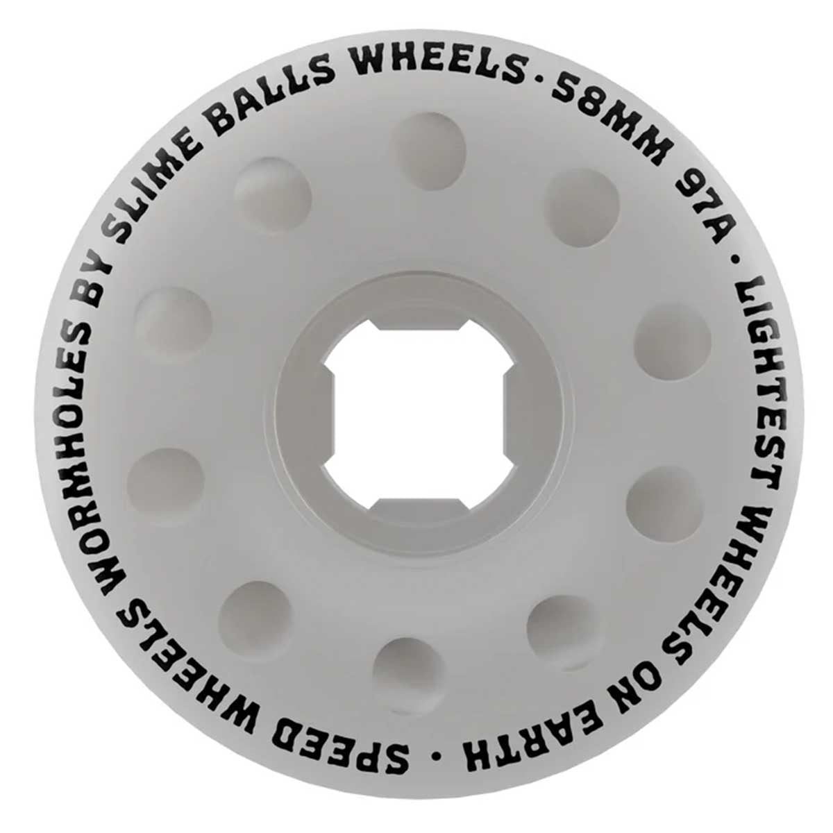 Slime Balls Worm Holes 58MM 97A Skateboard Wheels Side