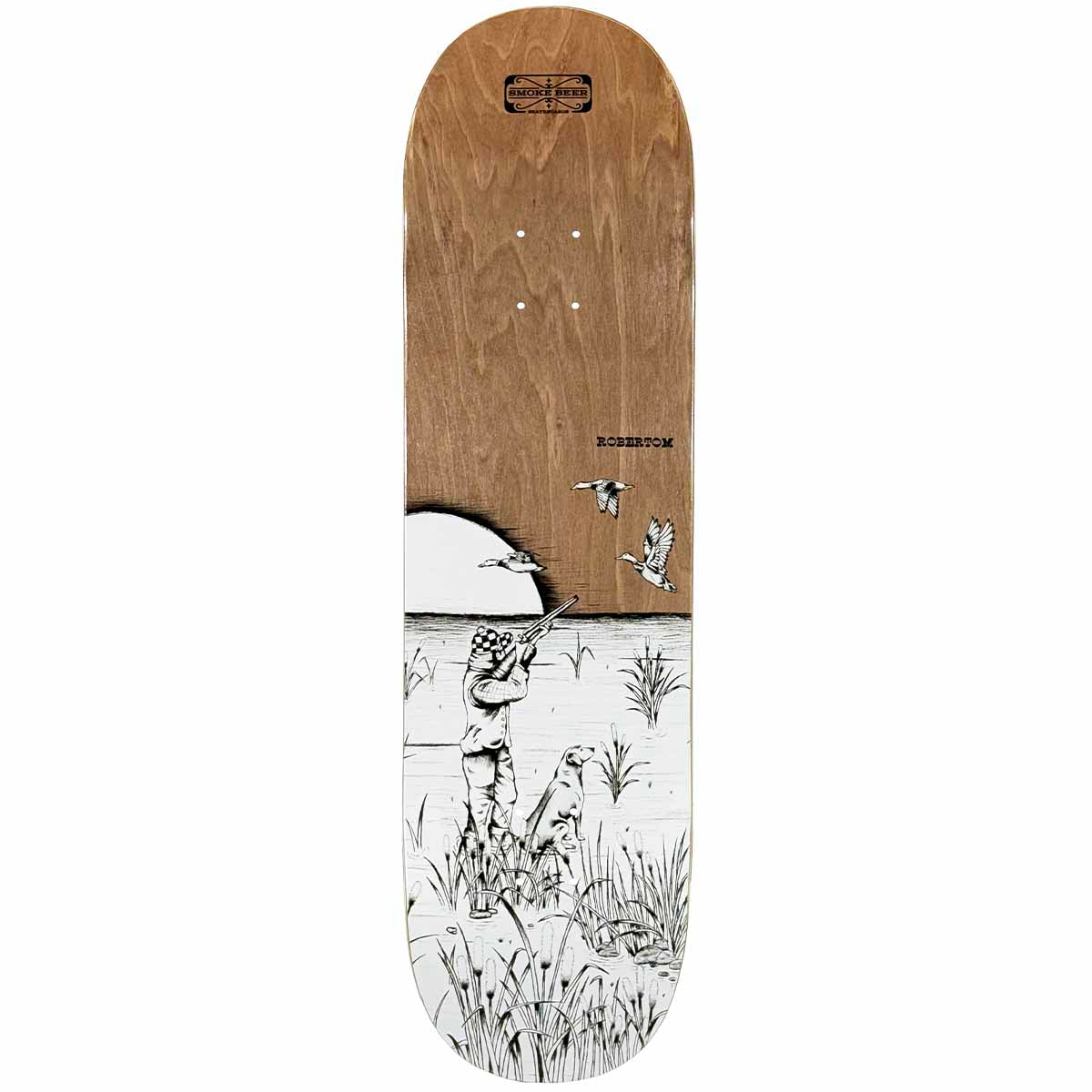 Smoke Beer Mitch Robertom Hunter 8.75 Skateboard Deck