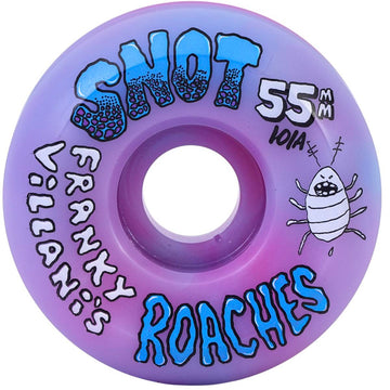 Snot Franky Villani Roaches Pink/Purple Swirl 55MM 101A Skateboard Wheels